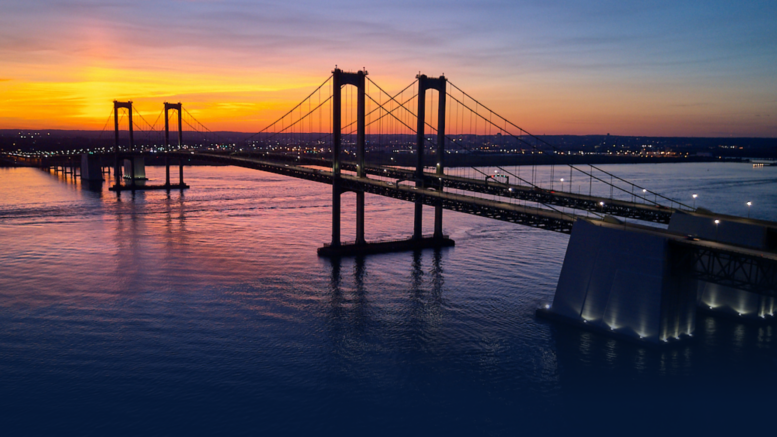 Delaware Memorial Bridge spanning the Delaware River
