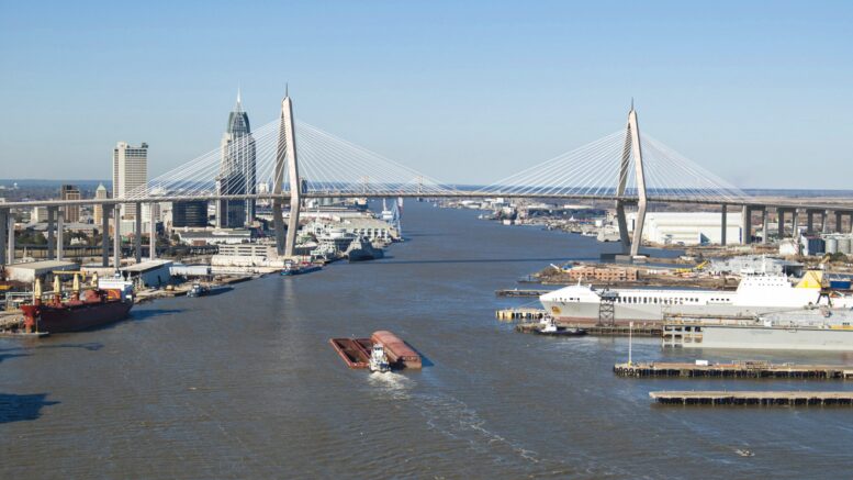 Proposed Mobile River Bridge over the Mobile River in Alabama