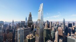 Architectural rendering of the proposed 350 Park Avenue office skyscraper in Manhattan